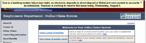Banking System Failure