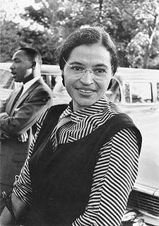 Rosa Parks and Martin Luther King, Jr.
